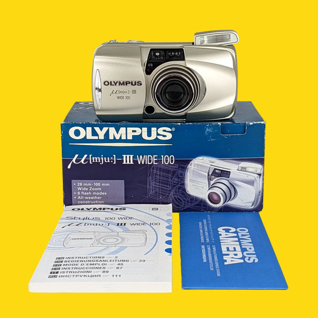 BRAND NEW - Olympus Mju III Wide 100 35mm Film Camera Point and Shoot