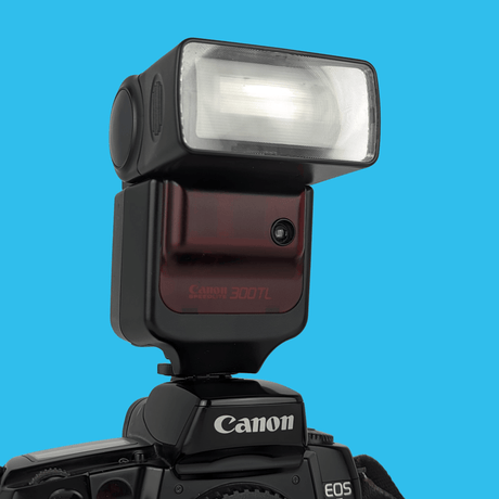 Canon 300TL Speedlite External Flash Unit for 35mm Film Camera