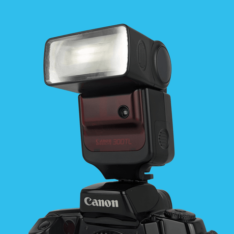 Canon 300TL Speedlite External Flash Unit for 35mm Film Camera