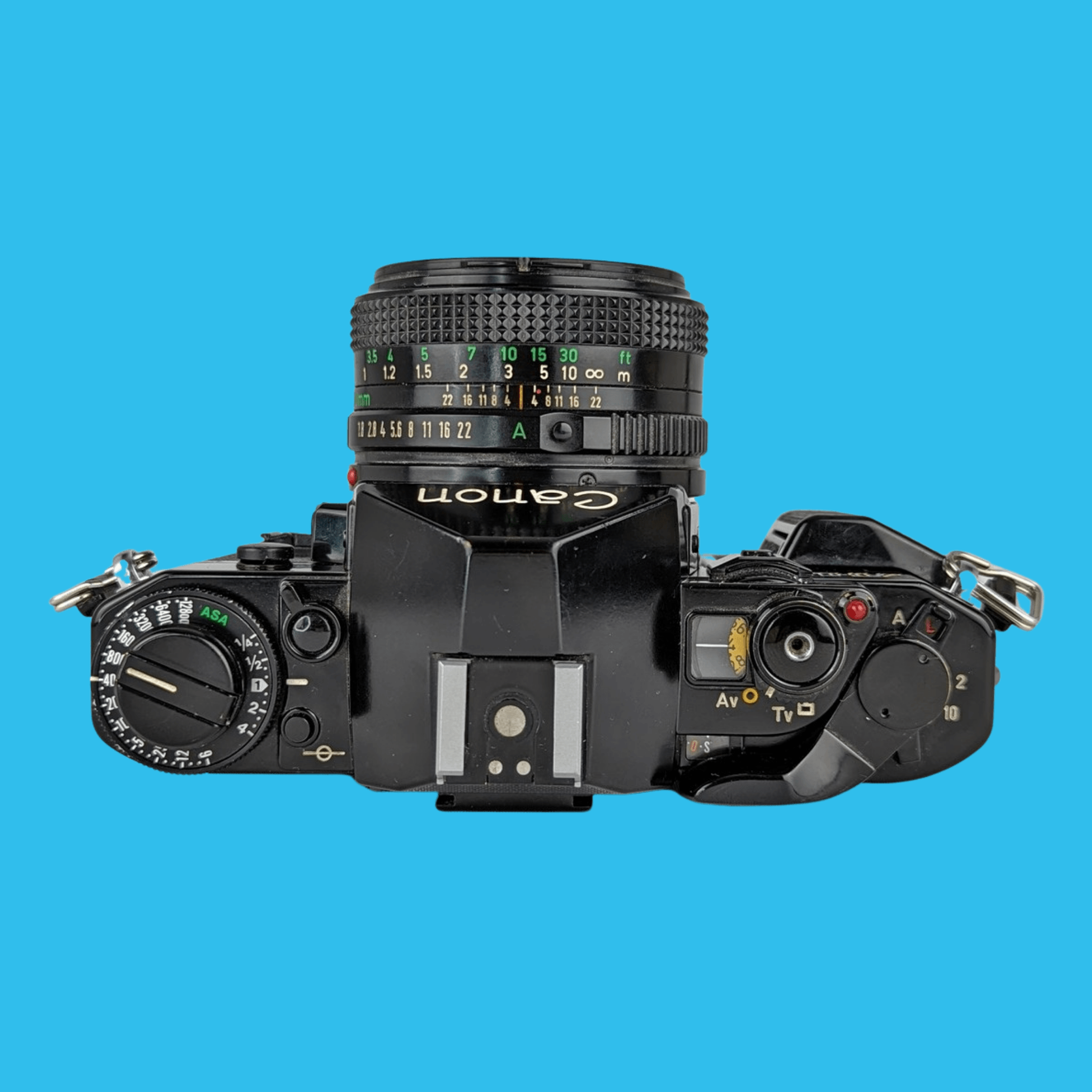 最安値即納完動品 Canon A-1 単焦点レンズ付き フィルムカメラ フィルムカメラ
