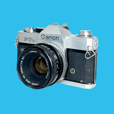 Canon FTb QL 35mm SLR Film Camera With Canon Sc 50mm F1.8.