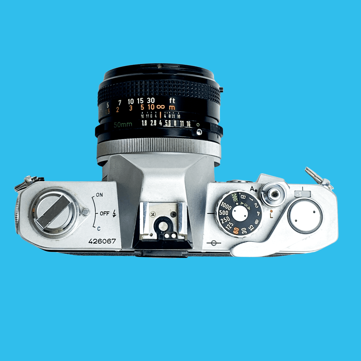 Canon FTb QL 35mm SLR Film Camera With Canon Sc 50mm F1.8.