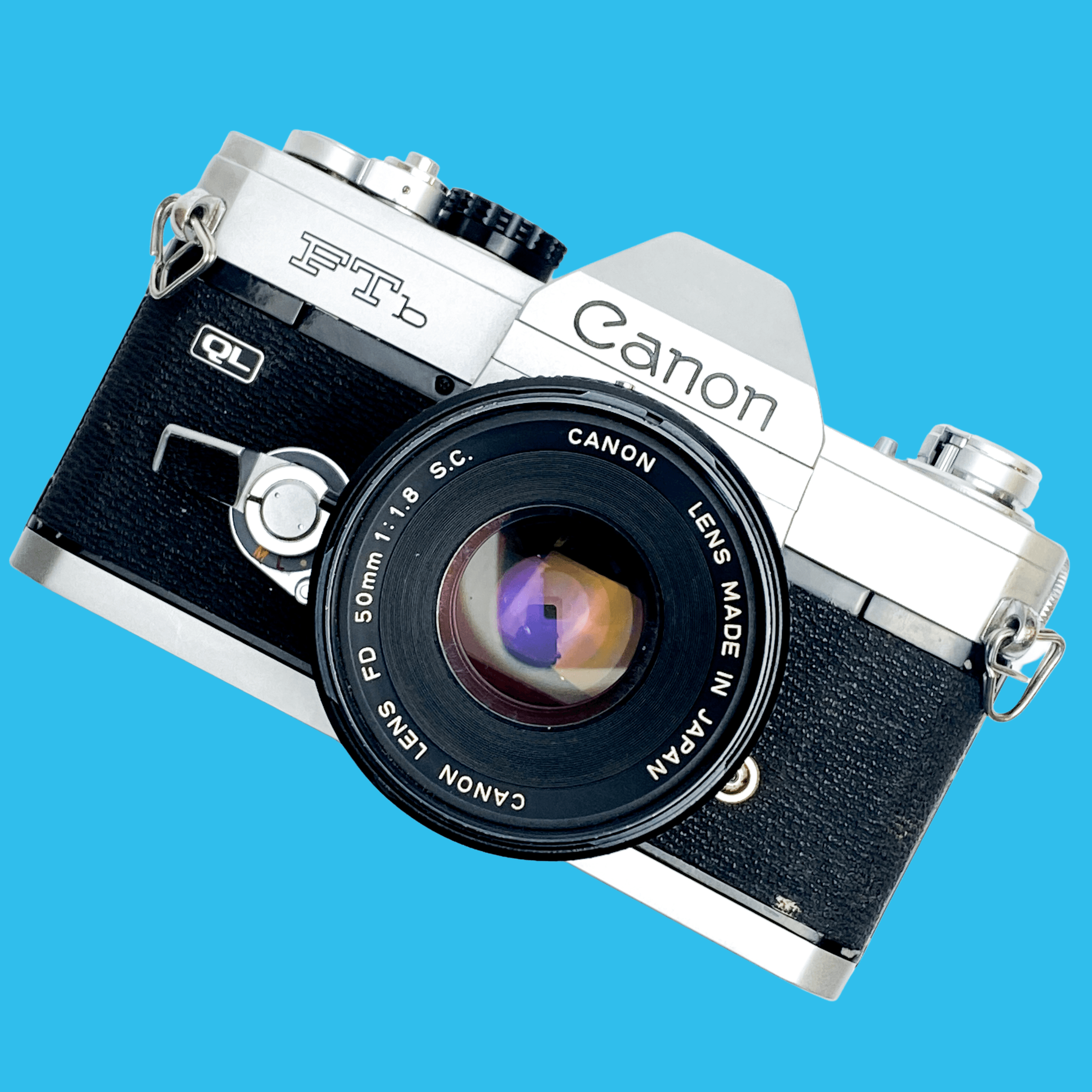 Canon FTb QL 35mm SLR Film Camera With Canon Sc 50mm F1.8 – Film Camera  Store