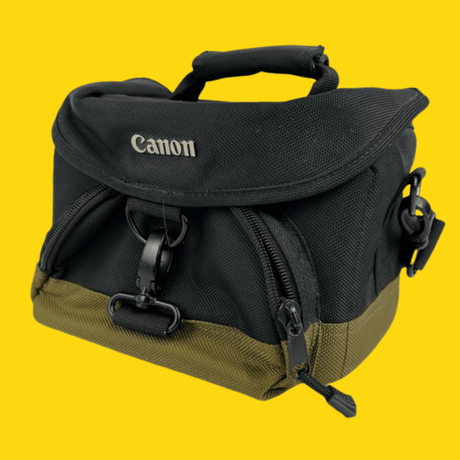 Canon Large Black and Khaki SLR Camera Bag