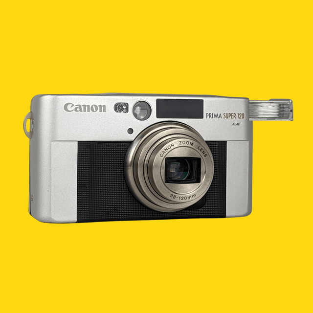 Canon Prima Super 120 35mm Film Camera Point and Shoot