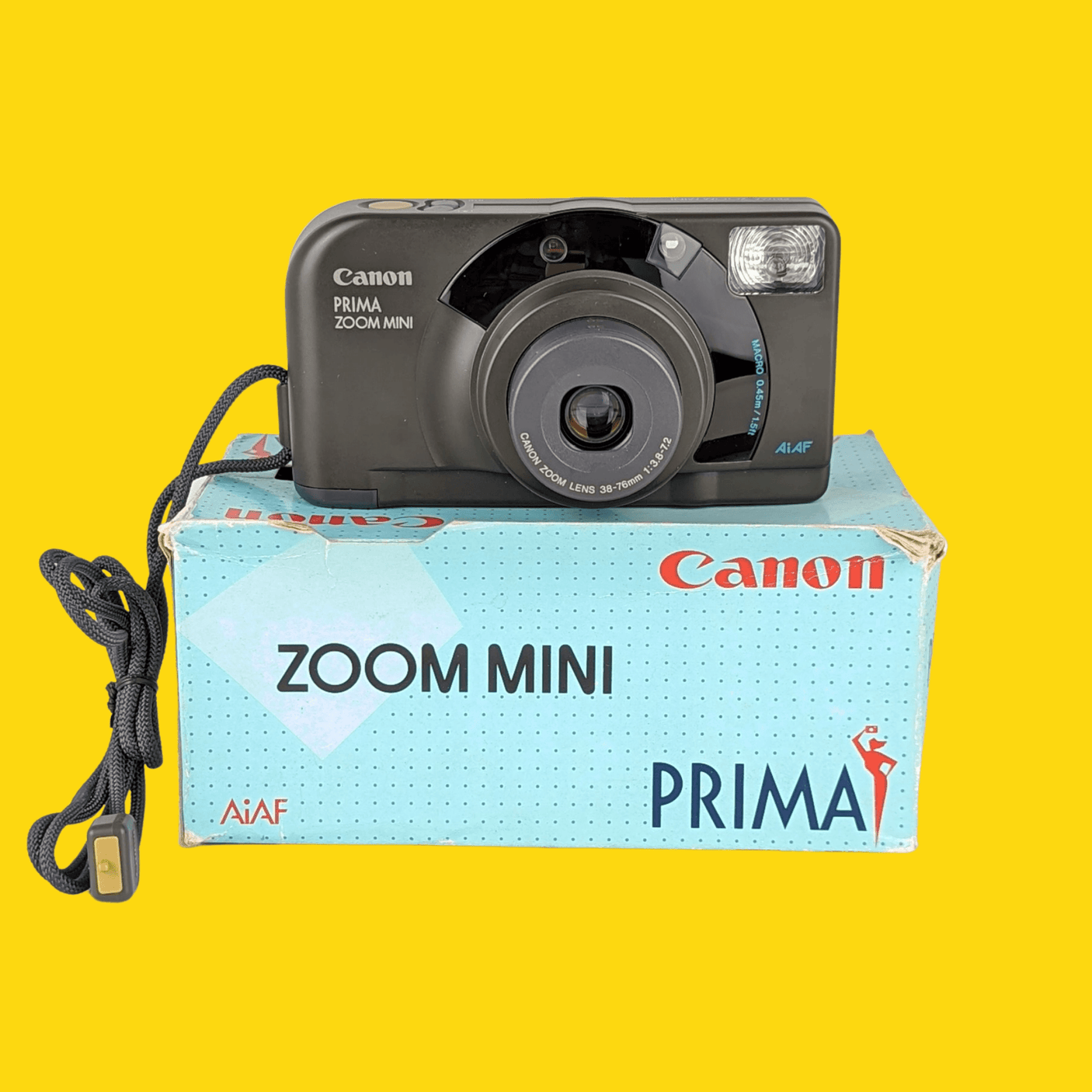 Canon Prima Zoom Mini Brand New 35mm Film Camera Point and Shoot