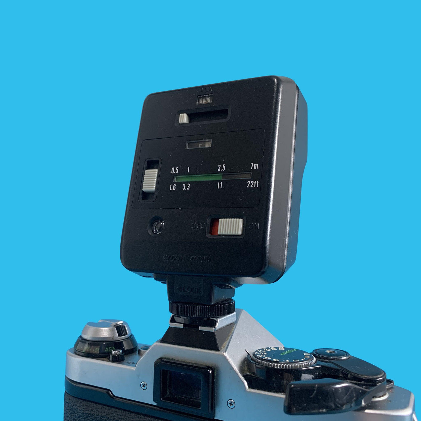 Canon SpeedLite 166A External Flash Unit for 35mm Film Camera