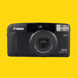 Canon Sure Prima Super 115 Black 35mm Film Camera Point and Shoot