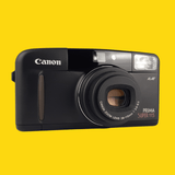 Canon Sure Prima Super 115 Black 35mm Film Camera Point and Shoot