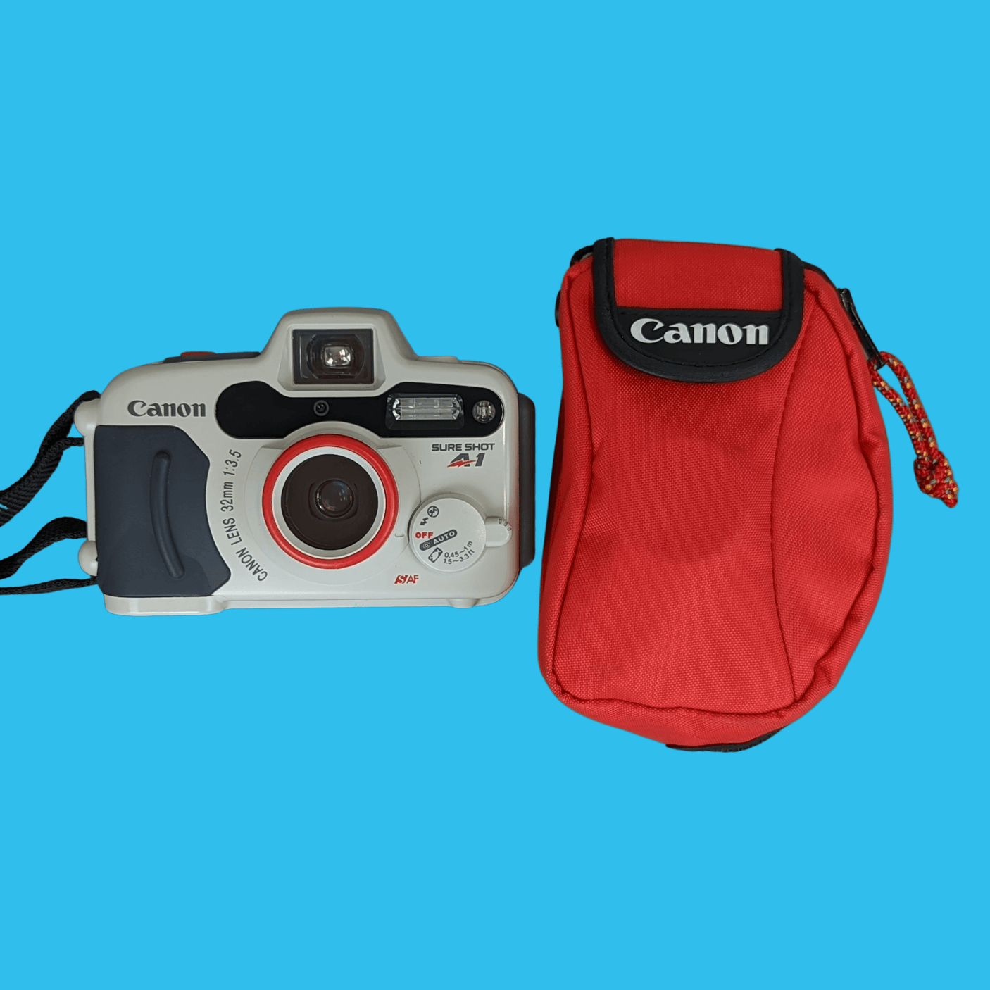 Canon Sure Shot A1 Waterproof 35mm Film Camera Point and Shoot