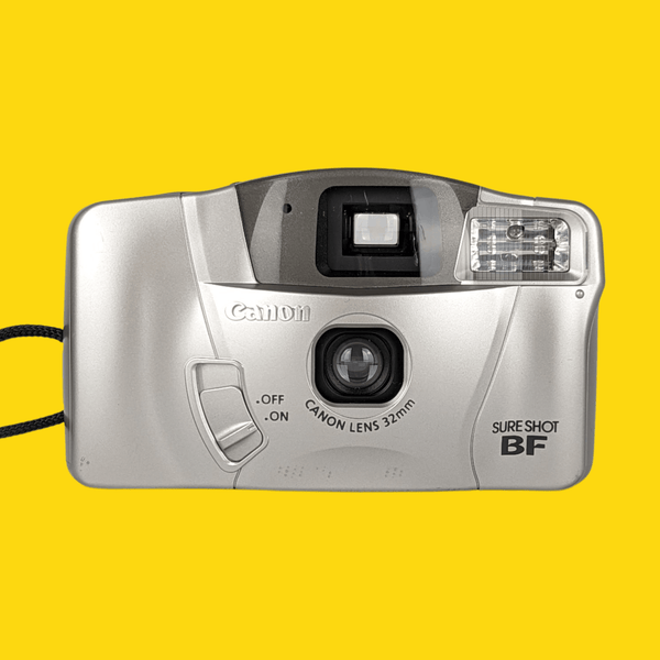 Canon Sure Shot AF-7s/Owl/BF Silver 35mm Film Camera Point and
