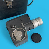 Canon Zoom Reflex 8-3 8mm Movie Cine Camera with Leather Case