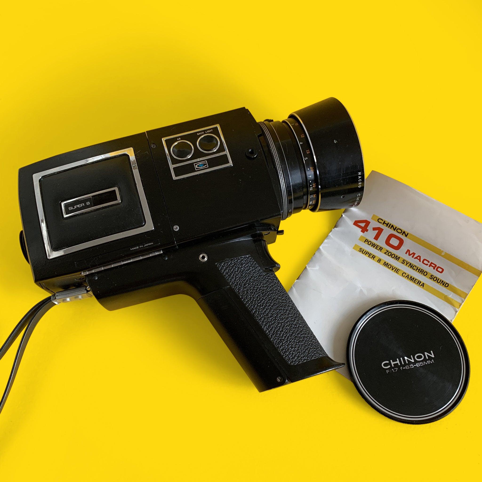 CHINON 30R XL ビデオカメラ本体 super 8 美品 Chinon 410 Marco Super 8 Movie Cine Camera with Original Case