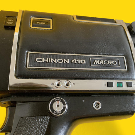 Chinon 410 Marco Super 8 Movie Cine Camera with Original Case