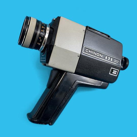 Chinon 471 Powerzoom Super 8 Vintage Cine Camera