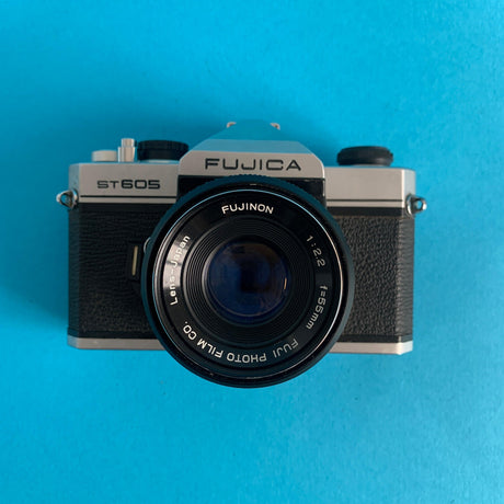 Fujica ST605 35mm SLR Film Camera w/ Prime Lens