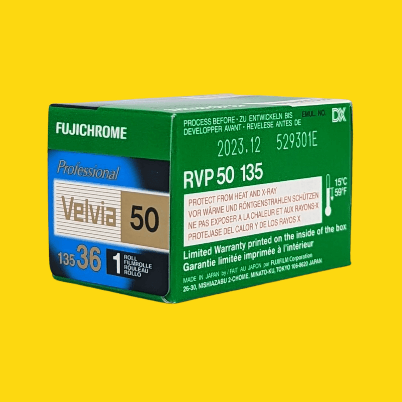 FujiChrome Professional Velvia 50 36 EXP 35mm Colour Film