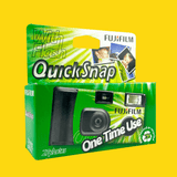 FujiFilm QuickSnap 35mm Disposable Colour Film Camera.