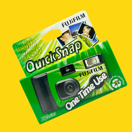 FujiFilm QuickSnap 35mm Disposable Colour Film Camera.