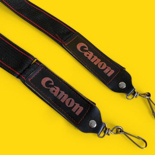 Genuine Canon Black & Red SLR Camera Strap