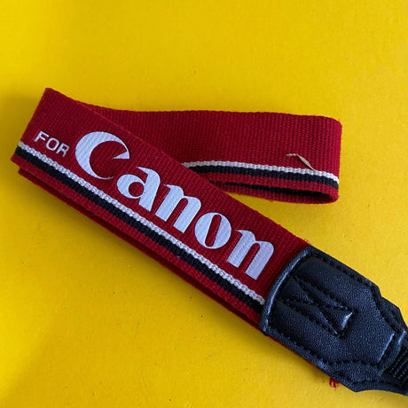 Genuine Canon Red SLR Camera Strap