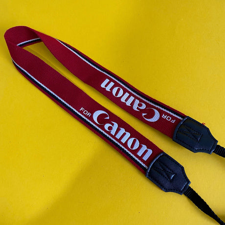 Genuine Canon Red SLR Camera Strap