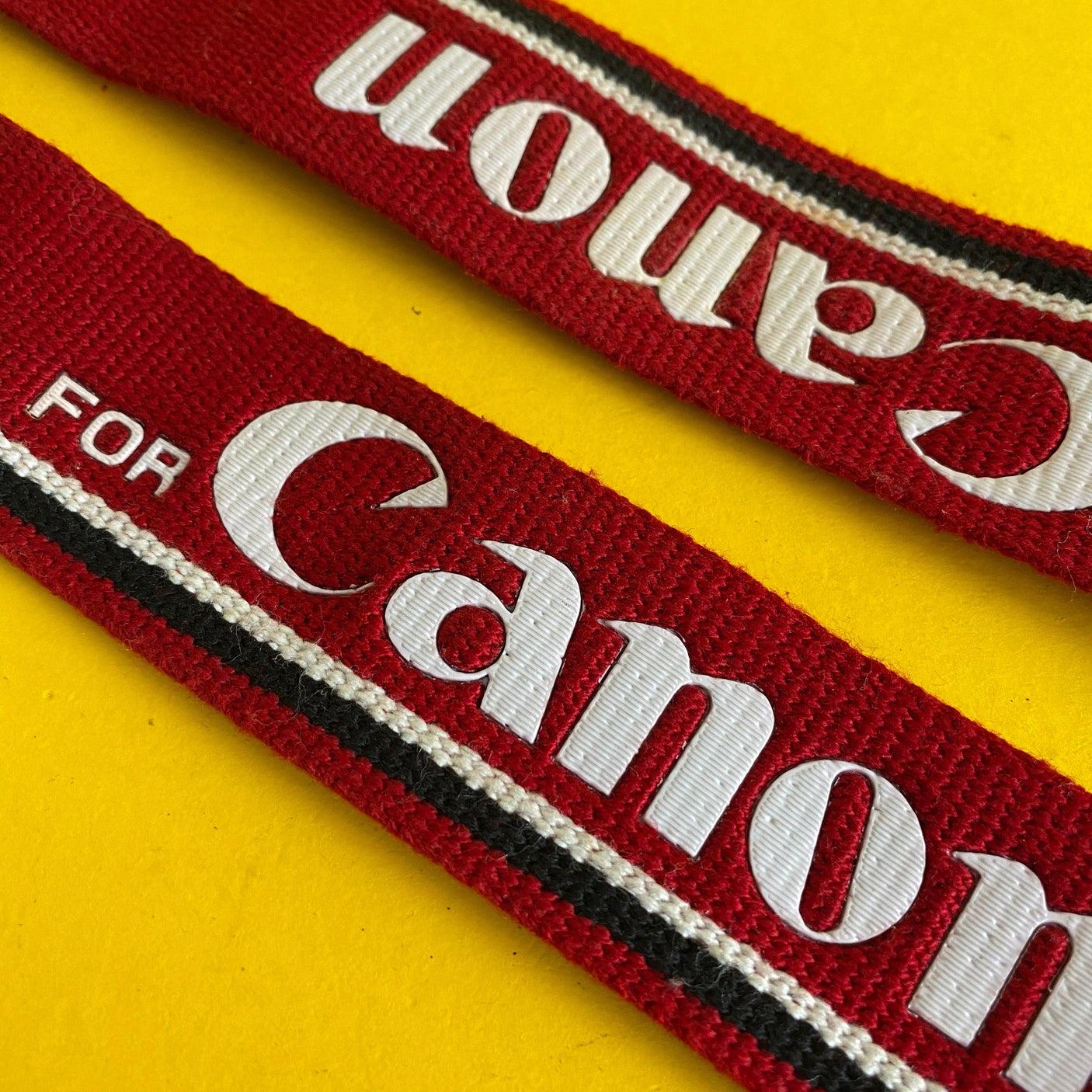 Genuine Canon Red SLR Camera Strap