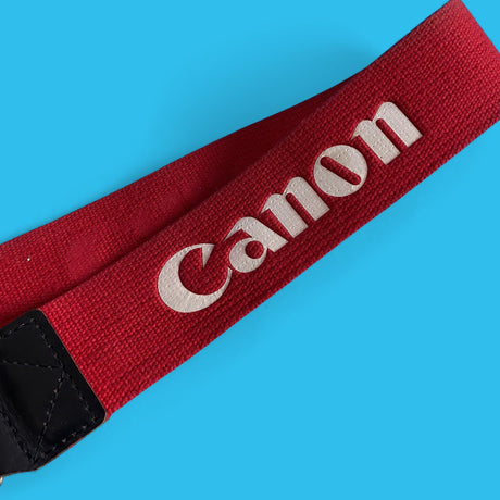 Genuine Canon Royal Red SLR Camera Strap