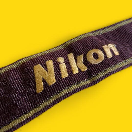 Genuine Nikon Vintage SLR Camera Strap
