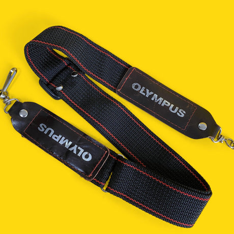 Genuine Olympus Black & Red SLR Camera Strap