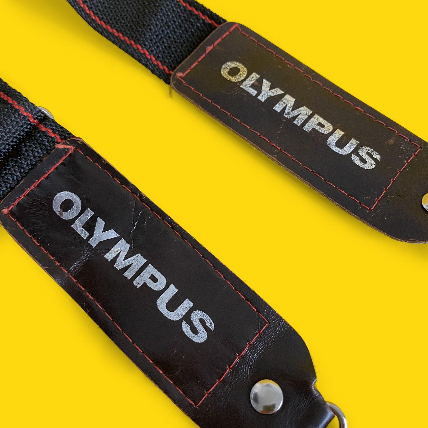 Genuine Olympus Black & Red SLR Camera Strap