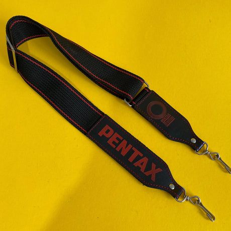 Genuine Pentax Black & Red SLR Camera Strap