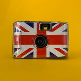 Great Britain Focus Free 35mm Point and Shoot Film Camera Plus Underwater Case & Wrist Strap