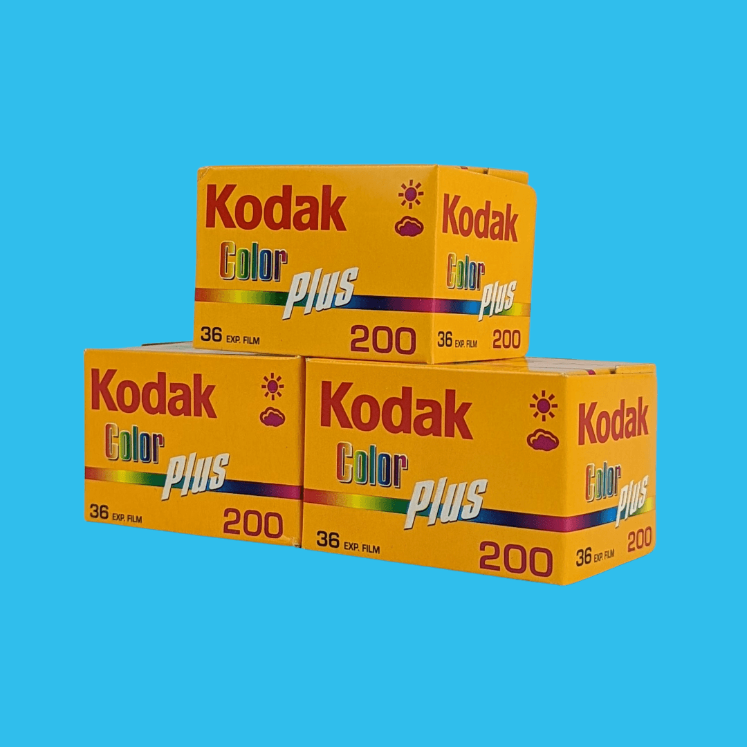Kodak Color Plus 200 36 Exp 35mm Film EXPIRED (set of 3)