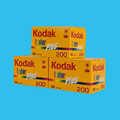 Kodak Color Plus 200 36 Exp 35mm Film EXPIRED (set of 3)