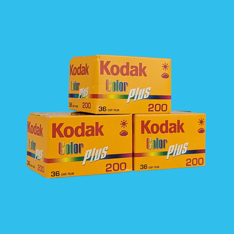 Kodak Color Plus 200 36 Exp 35mm Film EXPIRED (set of 3)