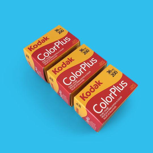 Kodak ColorPlus 200 35mm Film (Set of 3)