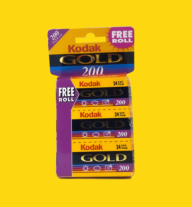 Kodak GOLD 200 24 Exp 35mm Film Double Pack EXPIRED