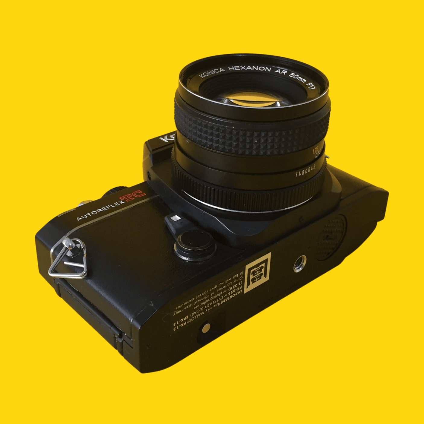 Konica Autoreflex TC Vintage SLR 35mm Film Camera with Konica f/1.7 50mm Lens