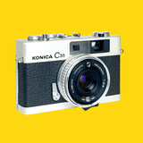 Konica C35 35mm Point and Shoot Film Camera.