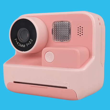 Koool Family Pink Digital Instant Camera - Thermal Printing Camera