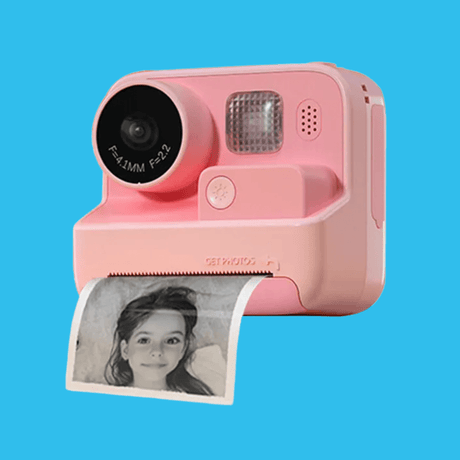 Koool Family Pink Digital Instant Camera - Thermal Printing Camera