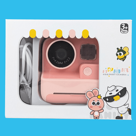 Koool Family Pink Digital Instant Camera - Thermal Printing Camera