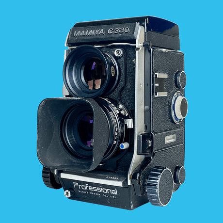 Mamiya C330 Professional Blue Dot 6x6 TLR Film Camera With 80mm F2.8 Lens