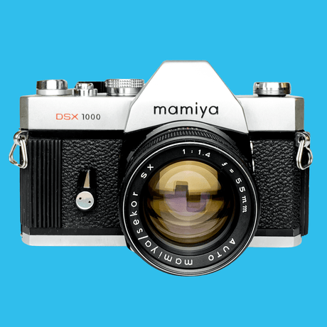 Mamiya DSX 1000 35mm Film Camera With Seekor 55mm f/1.4 Lens