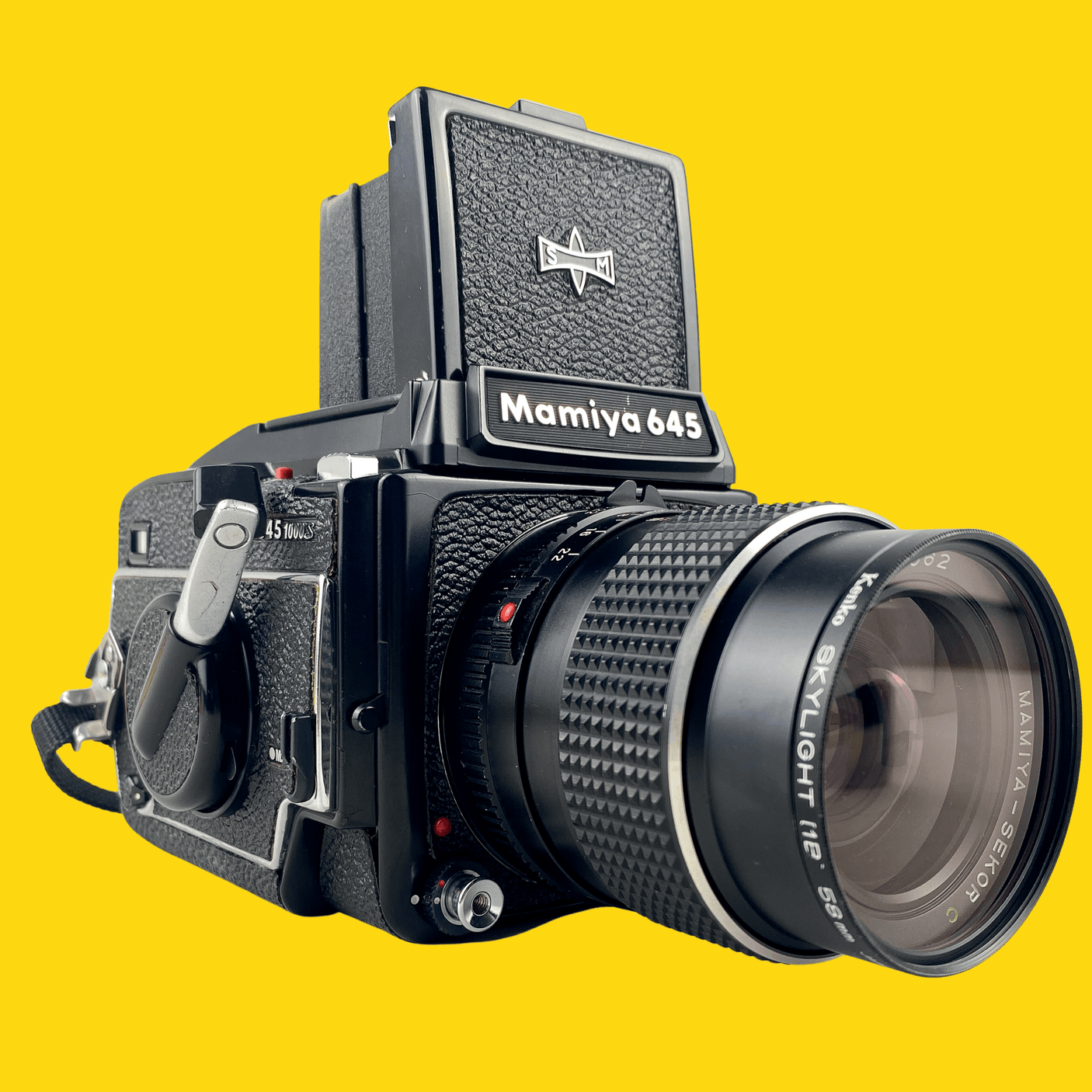 Mamiya M645 1000S with 55mm F2.8 Lens. 6X4.5 Medium Format Film Camera.