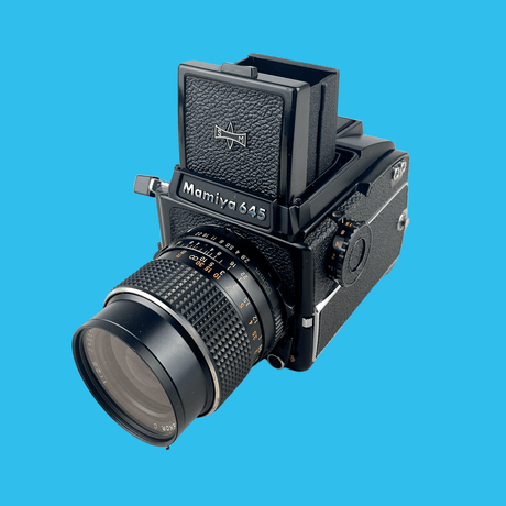 Mamiya M645J With 80mm F2.8 Lens. 6X4.5 Medium Format Film Camera.