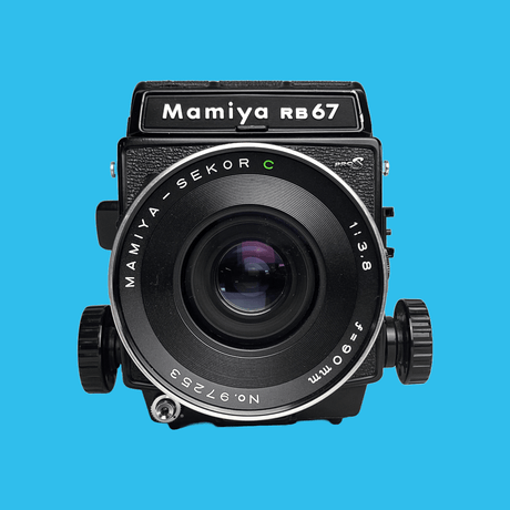 Mamiya RB 67 ProS With 90mm F3.8 Lens. 6X7 Medium Format Film Camera.