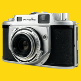 Minolta-A Rangefinder 35mm Film Camera With Chiyoko Rokko 45mm F3.5 Lens