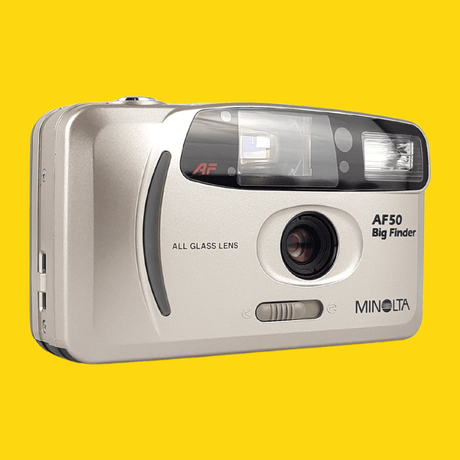 Minolta AF50 Big Finder 35mm Film Camera Point and Shoot